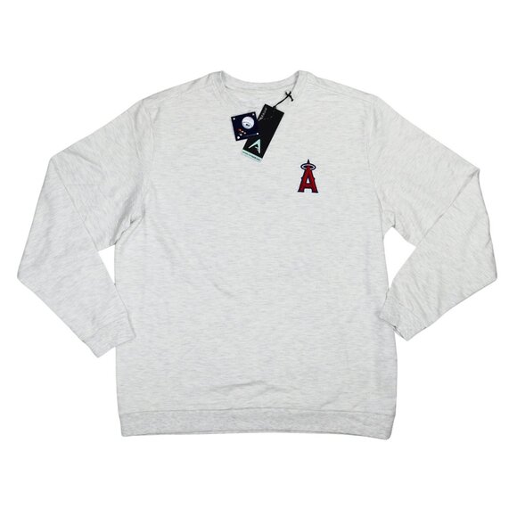MLB Los Angeles Angels Antigua Baseball Crew Neck Lightweight Sweatshirt NWT - Picture 1 of 2